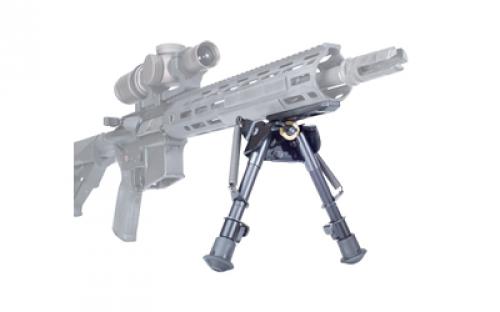 Badger Ordnance LPBK Enhanced Bipod, Fits M-LOK, 6-9 Adjustable Length, Black 588-01A