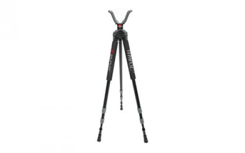 BOG Havoc Tripod, Aluminum Construction, Matte Finish, Black, Includes USR Shooting Yoke 1100479