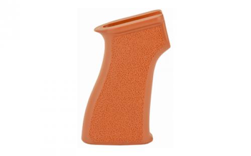 US Palm Pistol Grip, Fits AK-47/AK-74/AKM/PKM, Grip Screw And Washer Included, BakeLite Orange Finish GR087