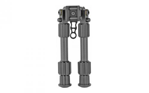 Caldwell Accumax Picatinny Rail Bipod, Carbon Fiber, 6"-9", Black 1081952