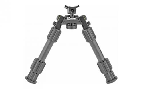 Caldwell Accumax Swivel Stud Bipod, Carbon Fiber, 6"-9", Black 1092515