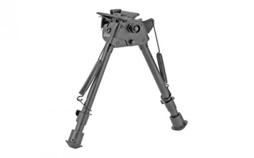 Caldwell XLA Pivot Bipod, Attaches to Sling Swivel, Aluminum, 9"-13", Black 571429