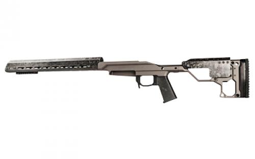 Christensen Arms Modern Precision Rifle Chassis, Tungsten Cerakote, Fits Remington 700 Short Action, 17 M-Lok Forend 810-00001-22