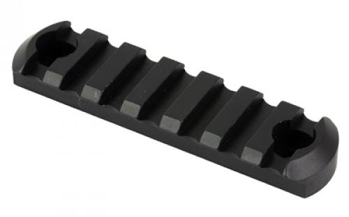 CMC Triggers M-Lok Picatinny Rail, 7 Slot, Fits M-LOK Rail, 3.5" Long, Anodized Finish, Black 81723