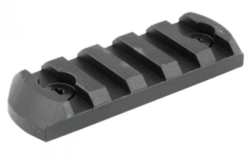 CMMG KeyMod Accessory Rail, 5 Slots, Aluminum, Fits AR Rifles, Black 55DA299