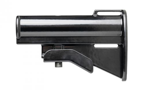 ACE Essential Retro Stock, 2 Position, Aluminum, Anodized Finish, Black, Includes Buffer Tube, Endplate and Castle Nut A128
