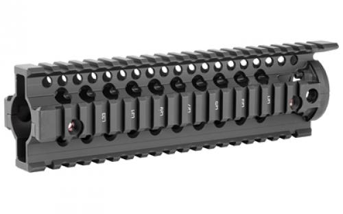 Daniel Defense Omega Rail, 9.0, Fits Mid-Length Length, AR Rifles, 2 Piece Drop-In Free Float Rail System, Black 01-005-10002