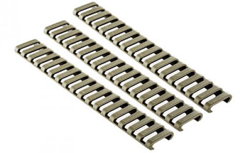 Ergo Grip Rail Protector, Rail Covers, Fits 18 Slot Ladder, Dark Earth Finish 4373-3PK-DE