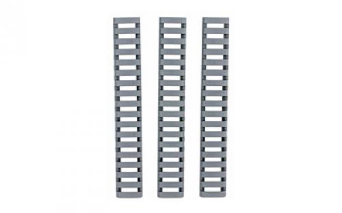 Ergo Grip Low Pro Rail Covers, Fits 18 Slot Ladder, 4-Pack, Graphite Gray 4373-3PK-GG