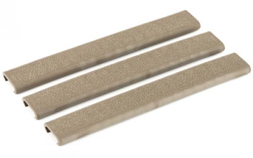Ergo Grip Rail Covers, 18 Slot Ladder, Textured Slim Line LowPro, 3-Pack, Desert Tan 4379-3PK-DE