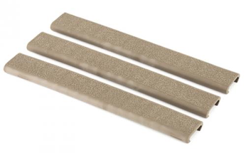 Ergo Grip Rail Covers, 18 Slot Ladder, Textured Slim Line LowPro, 3-Pack, Desert Tan 4379-3PK-DE
