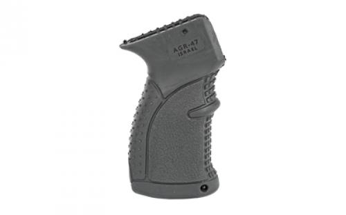F.A.B. Defense Pistol Grip, AGR-47, Fits AK-47, Rubberized, Black FX-AGR47B