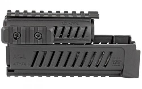 F.A.B. Defense AK-47 Quad Rail Handguard, Fits AK-47, Polymer, Black FX-AK47B