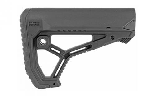 F.A.B. Defense L-Core, AR-15 Buttstock, Fits Mil-Spec And Commercial Tubes, Black FX-GLCOREB