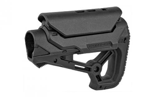 F.A.B. Defense GCCP, AR-15 Buttstock, Small and Compact Design, Cheek Rest Included, Fits Mil-Spec And Commercial Tubes, Black FX-GLCORESCP