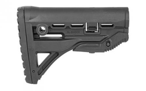 F.A.B. Defense M4/M16 Shock Absorbing Buttstock, Fits AR Rifles, Black FX-GLSHOCK