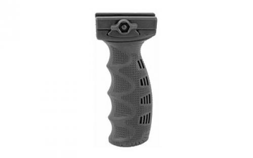 F.A.B. Defense Rubberized Ergonomic Foregrip, Fits Picatinny Rails, Black FX-REGB
