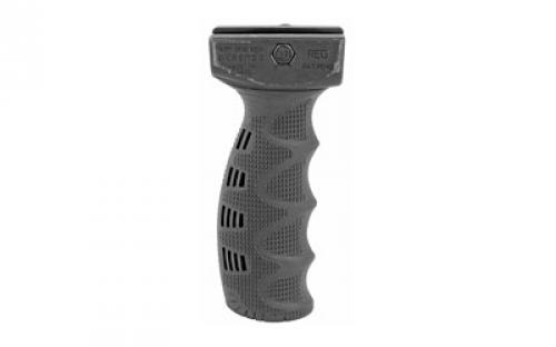 F.A.B. Defense Rubberized Ergonomic Foregrip, Fits Picatinny Rails, Black FX-REGB