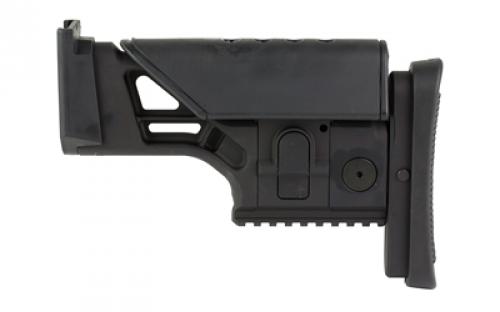 FN America SSR Rear Stock, Adjustable Length of Pull and Cheek Height, Fits FN SCAR 16S/17S, Black 20-100566