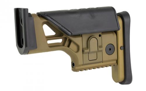 FN America SSR Rear Stock, Adjustable Length of Pull and Cheek Height, Fits FN SCAR 16S/17S, Flat Dark Earth 20-100567
