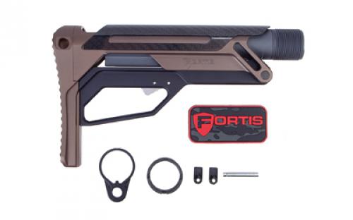 Fortis Manufacturing, Inc. LA Stock, Buffer Tube, Flat Dark Earth, Fits AR-15 LAS-BNDL-15-FDE