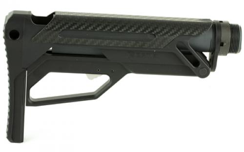 Fortis Manufacturing, Inc. LA Stock, Includes 6 Position Buffer Tube and Fortis QD End Plate, Mil-Spec, Fits AR-15, Black LAS-BNDL-15