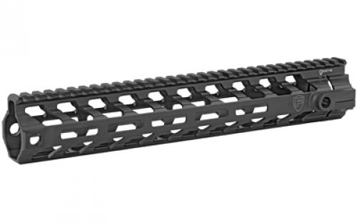 Fortis Manufacturing, Inc. Rev II, 12.4 Free Float Handguard, Mlok, Fits AR-15, Black REV-II-12-ML