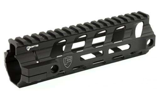 Fortis Manufacturing, Inc. REV II Free Float Rail System, Handguard, 6.7, Continuous Picatinny Top Rail, M-LOK at 3/6/9 O'clock, Does Not Include Barrel Nut, Anodized Black Finish REV-II-7-ML