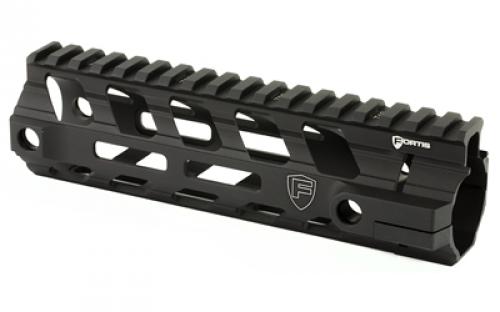Fortis Manufacturing, Inc. REV II Free Float Rail System, Handguard, 6.7", Continuous Picatinny Top Rail, M-LOK at 3/6/9 O'clock, Does Not Include Barrel Nut, Anodized Black Finish REV-II-7-ML