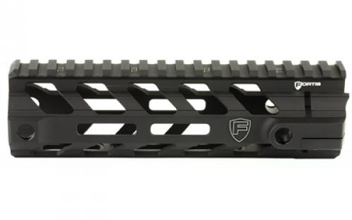 Fortis Manufacturing, Inc. REV II Free Float Rail System, Handguard, 6.7", Continuous Picatinny Top Rail, M-LOK at 3/6/9 O'clock, Does Not Include Barrel Nut, Anodized Black Finish REV-II-7-ML