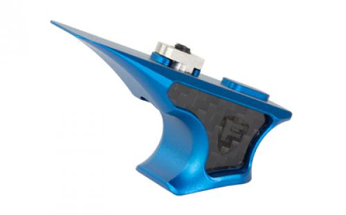 Fortis Manufacturing, Inc. Shift, Handstop, M-LOK, Anodized Blue Finish SHIFT-HNDSTP-ML-CF-BLU