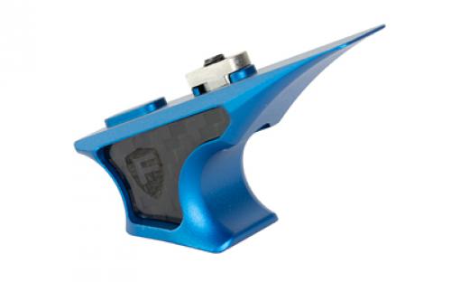 Fortis Manufacturing, Inc. Shift, Handstop, M-LOK, Anodized Blue Finish SHIFT-HNDSTP-ML-CF-BLU