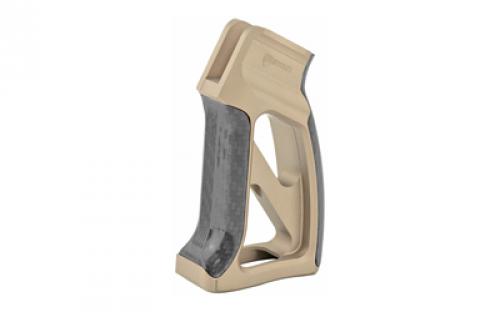 Fortis Manufacturing, Inc. Torque, Pistol Grip, with Carbon Fiber, Fits AR Rifles, Anodized Flat Dark Earth Finish TOR-PG-CF-FDE