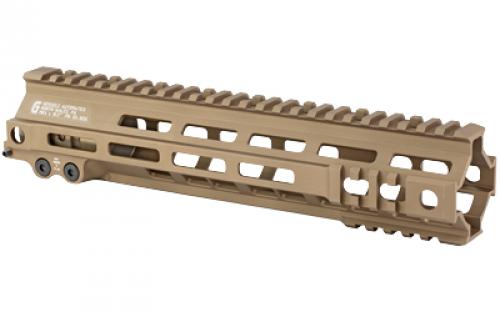 Geissele Automatics MK4, Super Modular Rail, Handguard, 10.5", M-LOK, Barrel Nut Wrench Sold Separately (GEI-02-243), Gas Block Not Included, Desert Dirt Color, Product Finishes, Shade Variations and Other Imperfections Are Normal Due to the Manufacturing Process 05-1656S