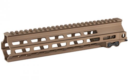 Geissele Automatics MK8, Super Modular Rail, Handguard, 10.5, M-LOK, Barrel Nut Wrench Sold Separately (GEI-02-243), Gas Block Not Included, Desert Dirt Color, Product Finishes, Shade Variations and Other Imperfections Are Normal Due to the Manufacturing Process 05-1657S