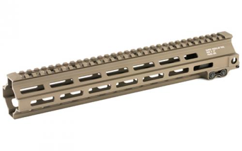 Geissele Automatics MK8, Super Modular Rail, Handguard, 13.5", M-LOK, Barrel Nut Wrench Sold Separately (GEI-02-243), Gas Block Not Included, Desert Dirt Color, Product Finishes, Shade Variations and Other Imperfections Are Normal Due to the Manufacturing Process 05-285S
