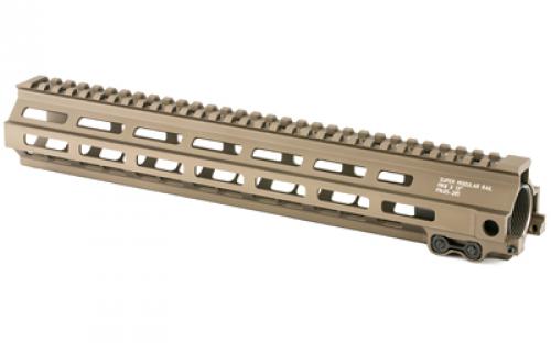 Geissele Automatics MK8, Super Modular Rail, Handguard, 13.5", M-LOK, Barrel Nut Wrench Sold Separately (GEI-02-243), Gas Block Not Included, Desert Dirt Color, Product Finishes, Shade Variations and Other Imperfections Are Normal Due to the Manufacturing Process 05-285S