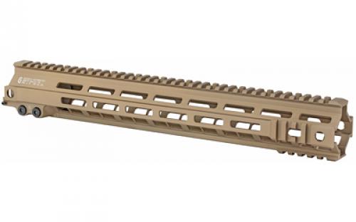 Geissele Automatics MK4, Super Modular Rail, Handguard, 15", M-LOK, Barrel Nut Wrench Sold Separately (GEI-02-243), Gas Block Not Included, Desert Dirt Color, Product Finishes, Shade Variations and Other Imperfections Are Normal Due to the Manufacturing Process 05-315S