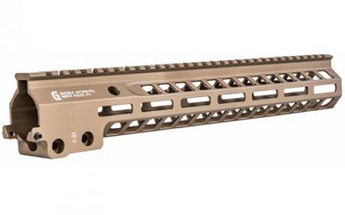 Geissele Automatics MK14, Super Modular Rail, Handguard, 13.5, M-LOK, Barrel Nut Wrench Sold Separately (GEI-02-243), Gas Block Not Included, Desert Dirt Color, Product Finishes, Shade Variations and Other Imperfections Are Normal Due to the Manufacturing Process 05-573S
