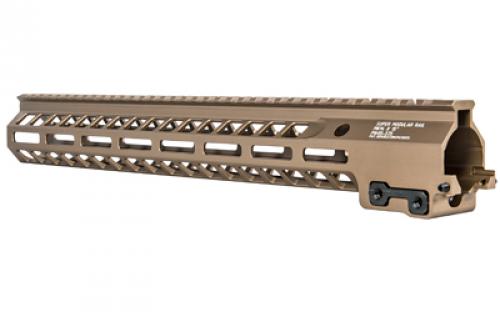 Geissele Automatics MK14, Super Modular Rail, Handguard, 15", M-LOK, Barrel Nut Wrench Sold Separately (GEI-02-243), Gas Block Not Included, Desert Dirt Color, Product Finishes, Shade Variations and Other Imperfections Are Normal Due to the Manufacturing Process 05-575S