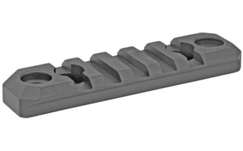 GrovTec Black, 5 Slot Rail Section, MLOK, With QD GTSW241