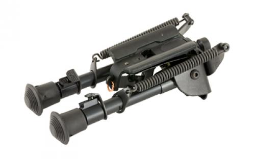 Harris Engineering Bipod, Rotating, 6-9 Leg Notch, Black S-BRM