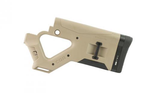 Hera USA CQR Stock, Fits Mil-Spec AR-15 Rifles and DPMS 308 GII, Tan 12.13