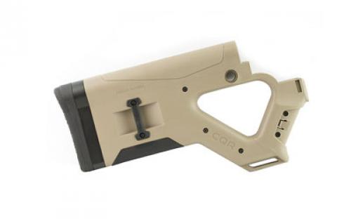 Hera USA CQR Stock, Fits Mil-Spec AR-15 Rifles and DPMS 308 GII, Tan 12.13