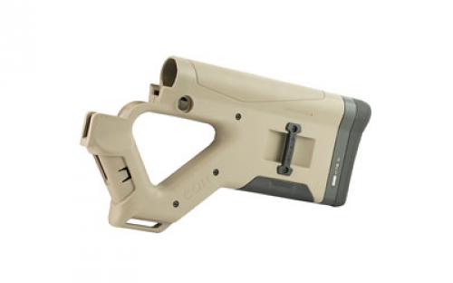 Hera USA CQR Stock, Fits Mil-Spec AR-15 Rifles and DPMS 308 GII, Tan 12.13