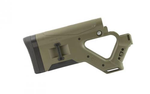 Hera USA CQR Stock, Fits Mil-Spec AR-15 Rifles and DPMS 308 Gen II, OD Green 12.14