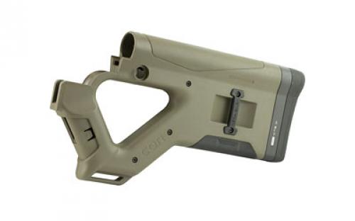 Hera USA CQR Stock, Fits Mil-Spec AR-15 Rifles and DPMS 308 Gen II, OD Green 12.14