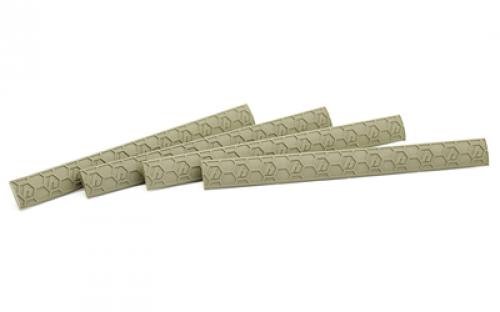 HEXMAG M-LOK WedgeLOK, Rail Covers, Slot Cover Grip, Flat Dark Earth HX-MLC-4PK-FDE