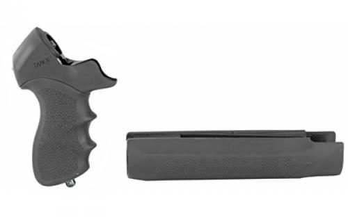 Hogue Tamer, Pistol Grip And Forend, Fits Mossberg 500, Finger Groove, Black 05015
