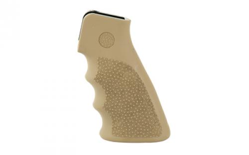 Hogue OverMolded Grip, Fits AR-15/M16, Rubber, Finger Grooves, Flat Dark Earth 15003